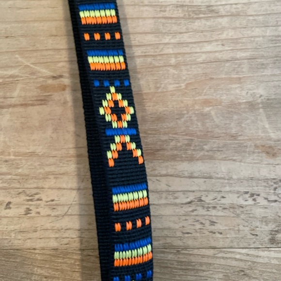 J Crew Women’s Colorful Embroidered Belt Aztec Southwestern Boho Tribal SM - Picture 1 of 9